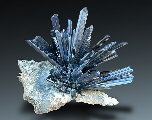 Antimony mineral crystal specimen