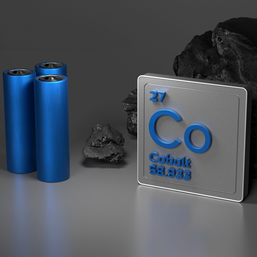 Cobalt element tile with battery cells