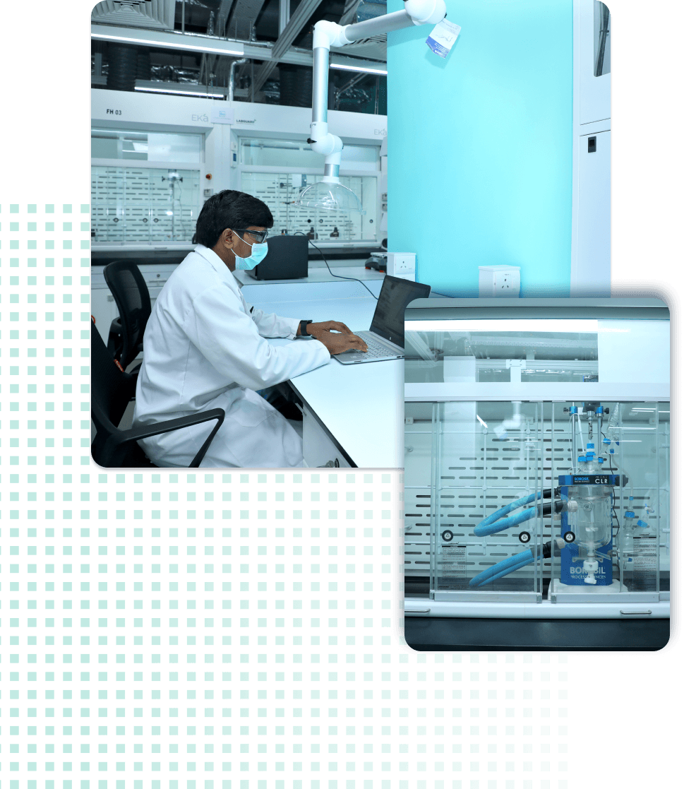 Scientist working in the laboratory