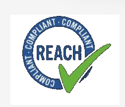 REACH compliant certification badge