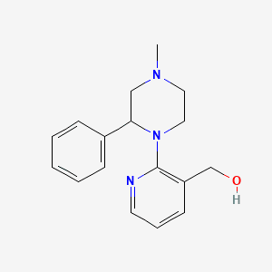 1-(3-Hydroxymethylpyridin-2-yl)-4-methyl-2-phenylpiperazine