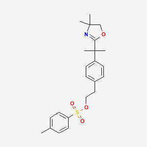 4-(2-(4,4-Dimethyl-4,5-dihydrooxazol-2-yl)propan-2-yl)phenethyl 4-methylbenzenesulfonate