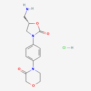 (S)-4-(4-(5-(Aminomethyl)-2-oxooxazolidin-3-yl)phenyl)morpholin-3-one hydrochloride