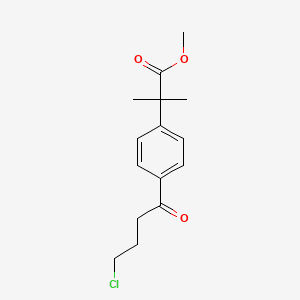 Fexo 6 (Fexo chloro) (4-(4-Chloro-1-oxobutyl)-alpha,alpha-dimethylbenzeneacetic Acid Methyl Ester)