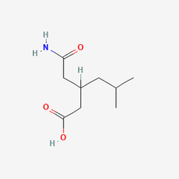 3-(2-Amino-2-oxoethyl)-5-methylhexanoic acid