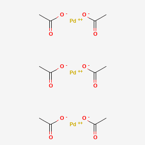 Palladium(2+);hexaacetate