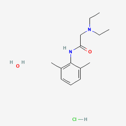 Lidocaine hydrochloride monohydrate