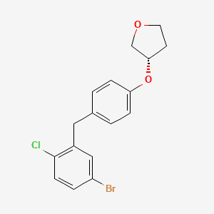 (S)-3-(4-(5-Bromo-2-chlorobenzyl)phenoxy)tetrahydrofuran