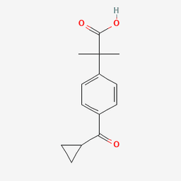 2-(4-(Cyclopropanecarbonyl)phenyl)-2-methylpropanoic acid