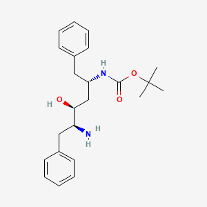 tert-Butyl ((2S,4S,5S)-5-amino-4-hydroxy-1,6-diphenylhexan-2-yl)carbamate