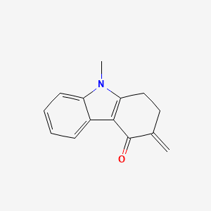 1,2,3,9-Tetrahydro-9-methyl-3-methylene-4H-carbazol-4-one