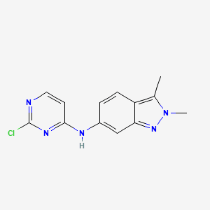 N-(2-Chloropyrimidin-4-YL)-2,3-dimethyl-2H-indazol-6-amine