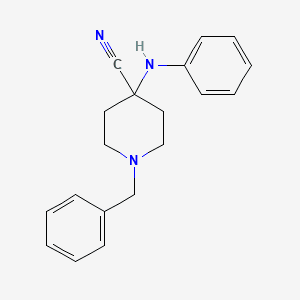 4-Anilino-1-benzylpiperidine-4-carbonitrile