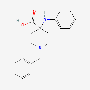 1-Benzyl-4-(phenylamino)piperidine-4-carboxylic acid