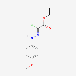 (Z)-Ethyl 2-chloro-2-(2-(4-methoxyphenyl)hydrazono)acetate