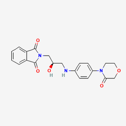 (R)-2-(2-hydroxy-3-((4-(3-oxomorpholino) phenyl)amino)propyl) isoindoline-1,3-dione
