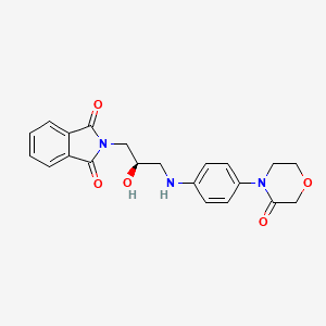 (R)-2-(2-hydroxy-3-((4-(3-oxomorpholino) phenyl)amino)propyl) isoindoline-1,3-dione
