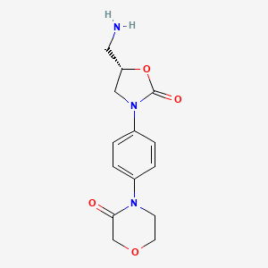 (S)-4-(4-(5-(aminomethyl)-2-oxooxazolidin-3-yl)