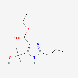 Ethyl 4-(1-Hydroxy-1-methylethyl)-2-propylimidazole- 5-carboxylate