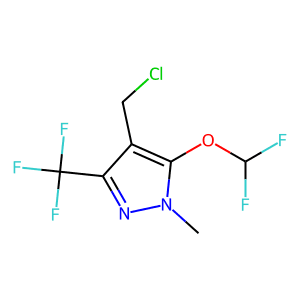 4-chloromethyl-5-difluoromethoxy-1-methyl-3-trifluoromethyl-1H-pyrazole