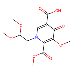1-(2,2-dimethoxyethyl)-5-methoxy-6-(methoxycarbonyl)-4-oxo-1,4-dihydropyridine-3-carboxylic acid