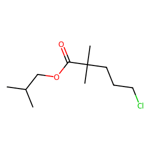 Isobutyl 5-chloro-2,2-dimethylvalerate