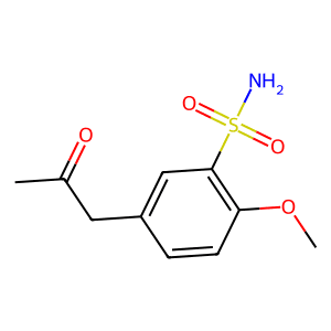 5-Acetonyl-2-methoxybenzene sulfonamide