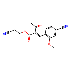 (Z)-2-cyanoethyl 2-(4-cyano-2-methoxybenzylidene)-3-oxobutanoate