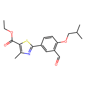 Ethyl 2-(3-formyl-4-isobutoxy phenyl)-4-methyl thiazole-5-carboxylate