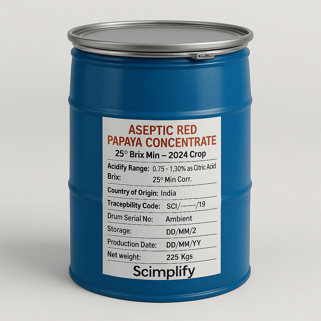 Aseptic Red Papaya Concentrate