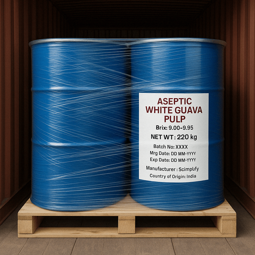 Aseptic White Guava Pulp