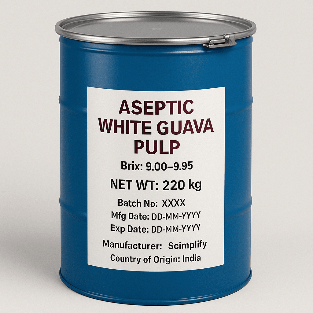 Aseptic White Guava Pulp