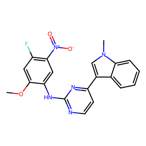 N-(4-Fluoro-2-methoxy-5-nitrophenyl)-4-(1-methyl-1H-indol-3-yl)-2-pyrimidinamine