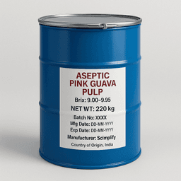 Aseptic Pink Guava Pulp