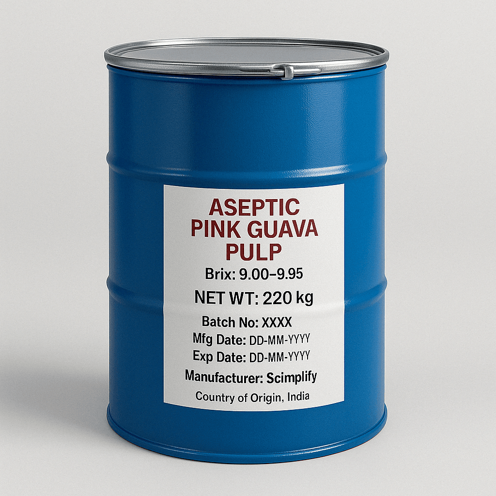 Aseptic Pink Guava Pulp