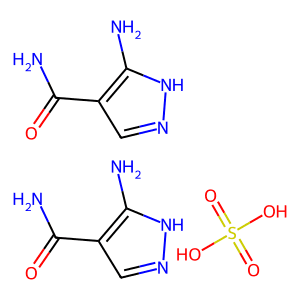 3-Aminopyrazole-4-carboxamide Hemisulfate