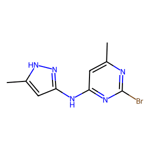 2-BROMO-6-METHYL-N-(5-METHYL-1H-PYRAZOL-3-YL)-PYRIMIDIN-4-AMINE