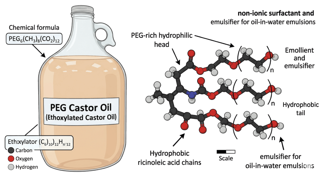 PEG Castor Oil (Ethoxylated castor oil)