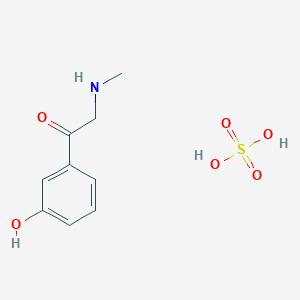 1-(3-Hydroxyphenyl)-2-(methylamino)ethanone sulfate