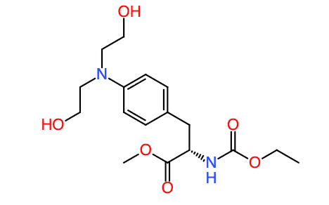 Methyl (S)-3-(4-(bis(2-hydroxyethyl)amino)phenyl)-2-((ethoxycarbonyl)amino)propanoate