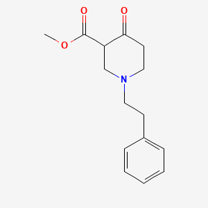 Methyl 4-oxo-1-phenethylpiperidine-3-carboxylate