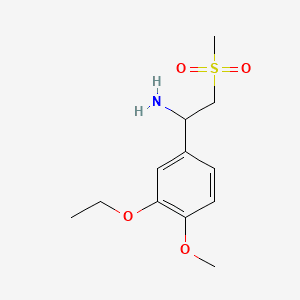 1-(3-Ethoxy-4-methoxy-phenyl)-2-methanesulfonyl-ethylamine (Apremilast Intermediate)