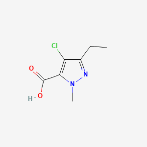 4-Chloro-3-ethyl-1-methyl-1H-pyrazole-5-carboxylic acid